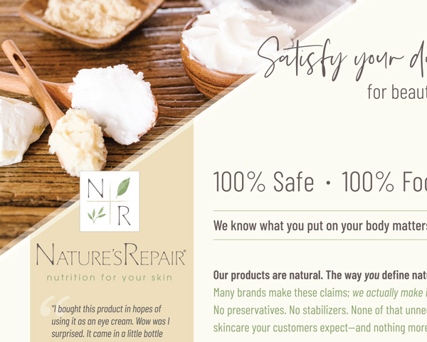 Nature'sRepair Sell Sheet