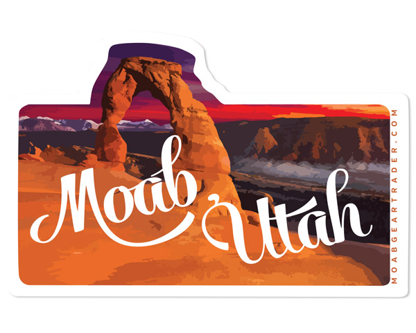 Moab Gear Trader sticker
