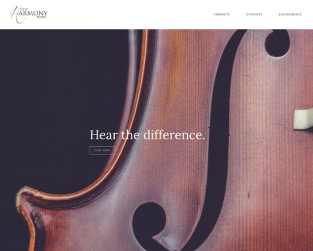 New Harmony Music website
